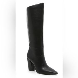 JLO Women’s Black Faux Leather Boots